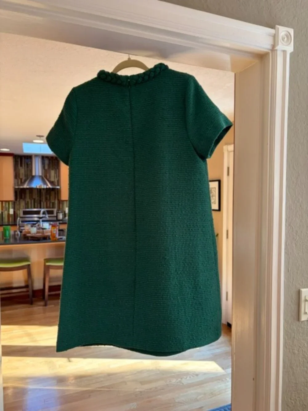 TUCKERNUCK Green Tweed Jackie Dress Large